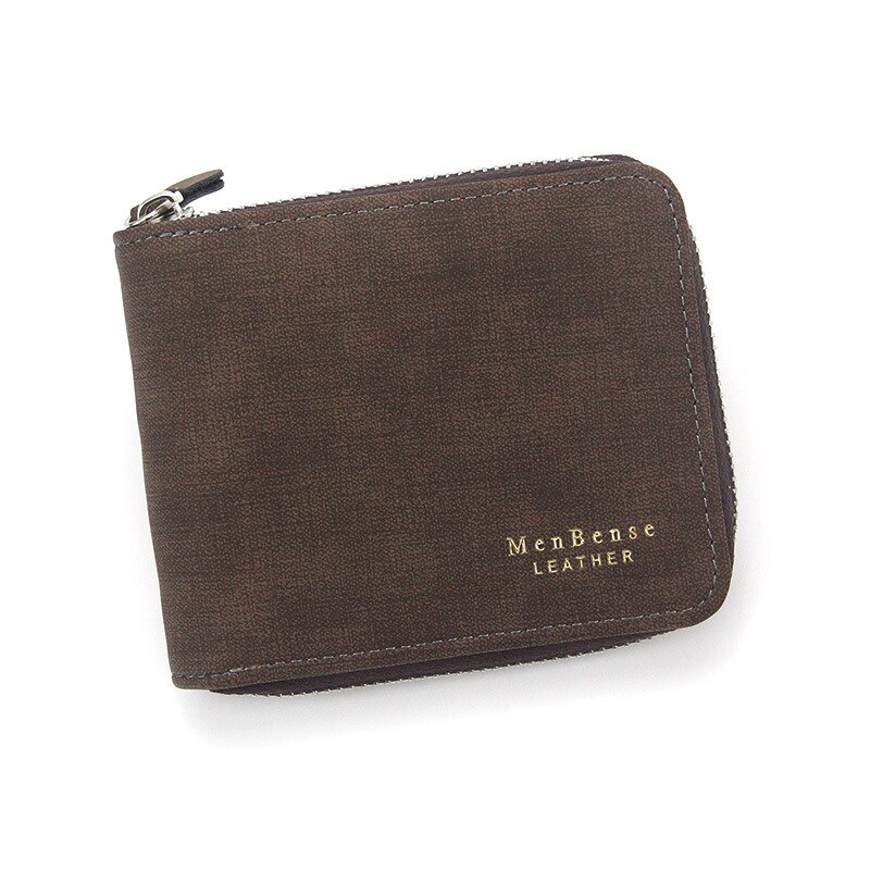 Luxe Mannen Portefeuilles Mode Kaarthouder Portemonnee Multifunctionele Lederen Portemonnee Minimalistische Voor Mannelijke Rits Portemonnee Met Card Wallet: L