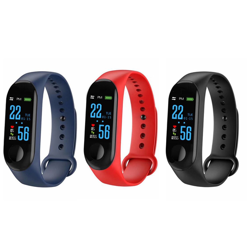 Moniteur de pression artérielle, montre intelligente M3,