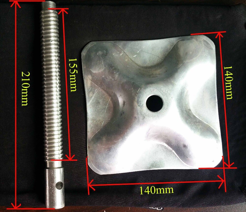 Waller plate for Iron Pillar base plate for Aluminum truss base