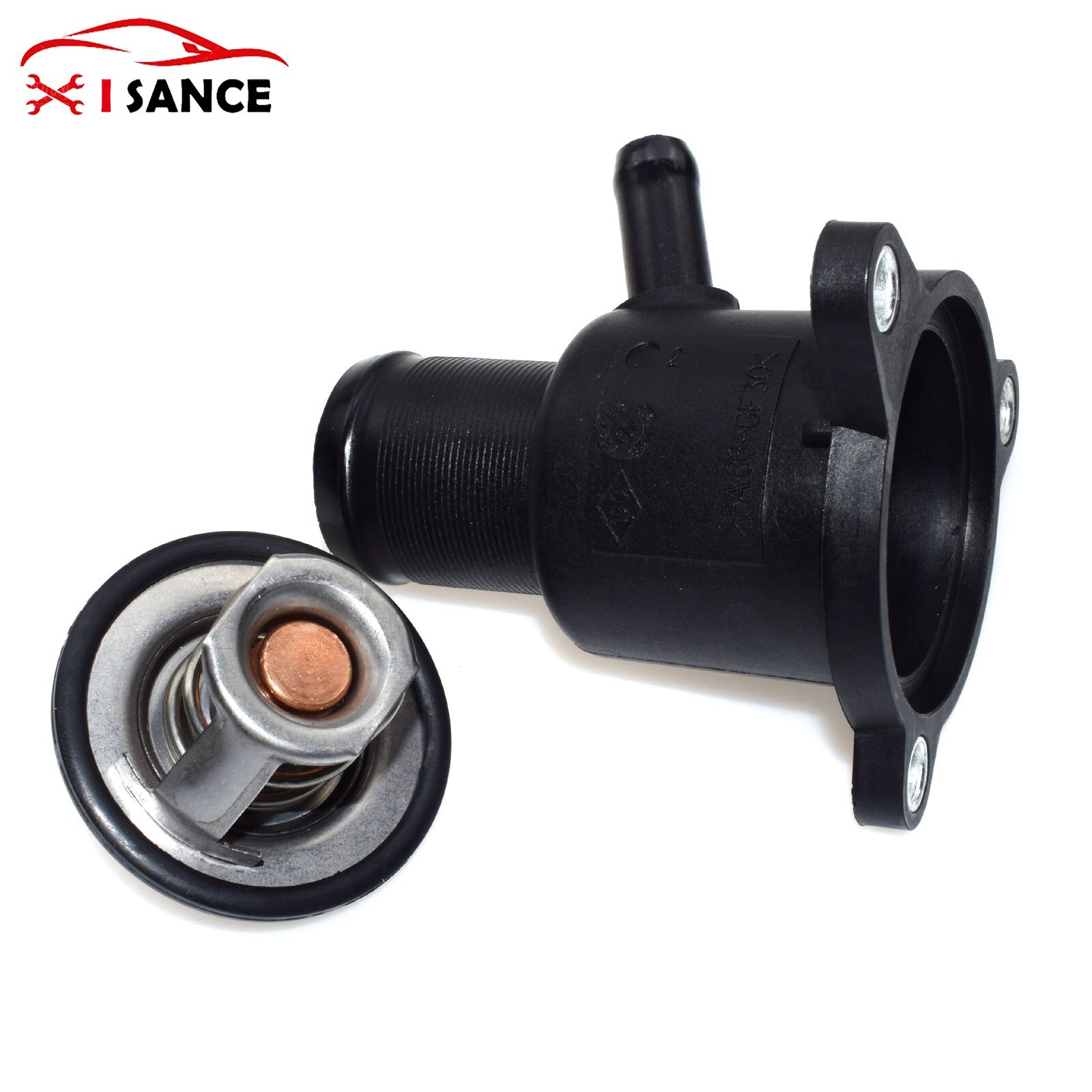 Termostat och hus 8200772985,7700103300 för renault megane clio kangoo laguna scenic 1.4 1.6 16v
