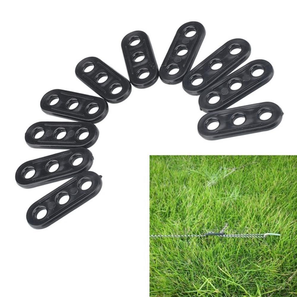 10 outdoor mountaineering tents three-eye wind rope plastic rope buckle adjustment anti-slip wind buckle sheet D4V9