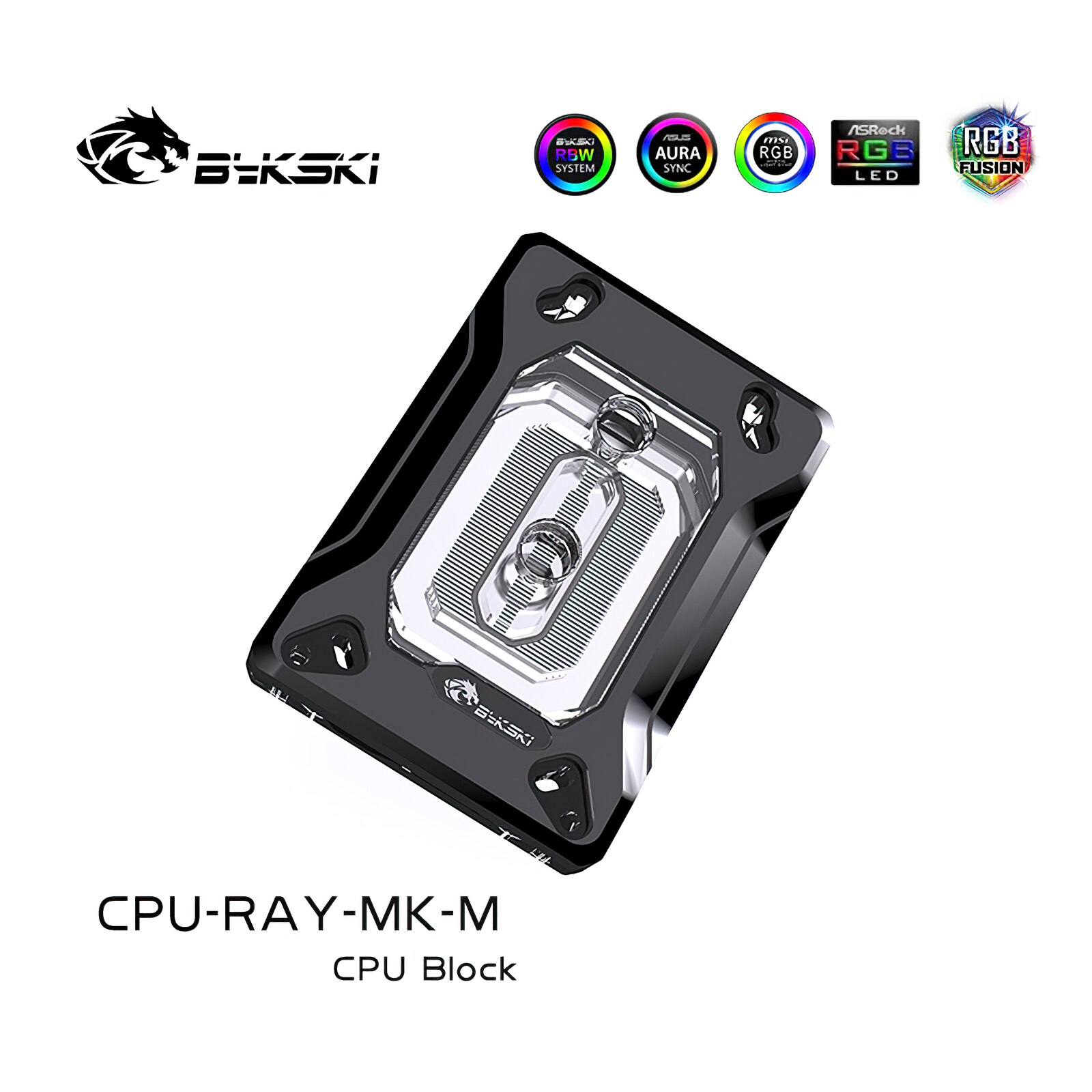 Bykski CPU Liquid Cooling RGB Block for AMD CPU-RAY-MK-M