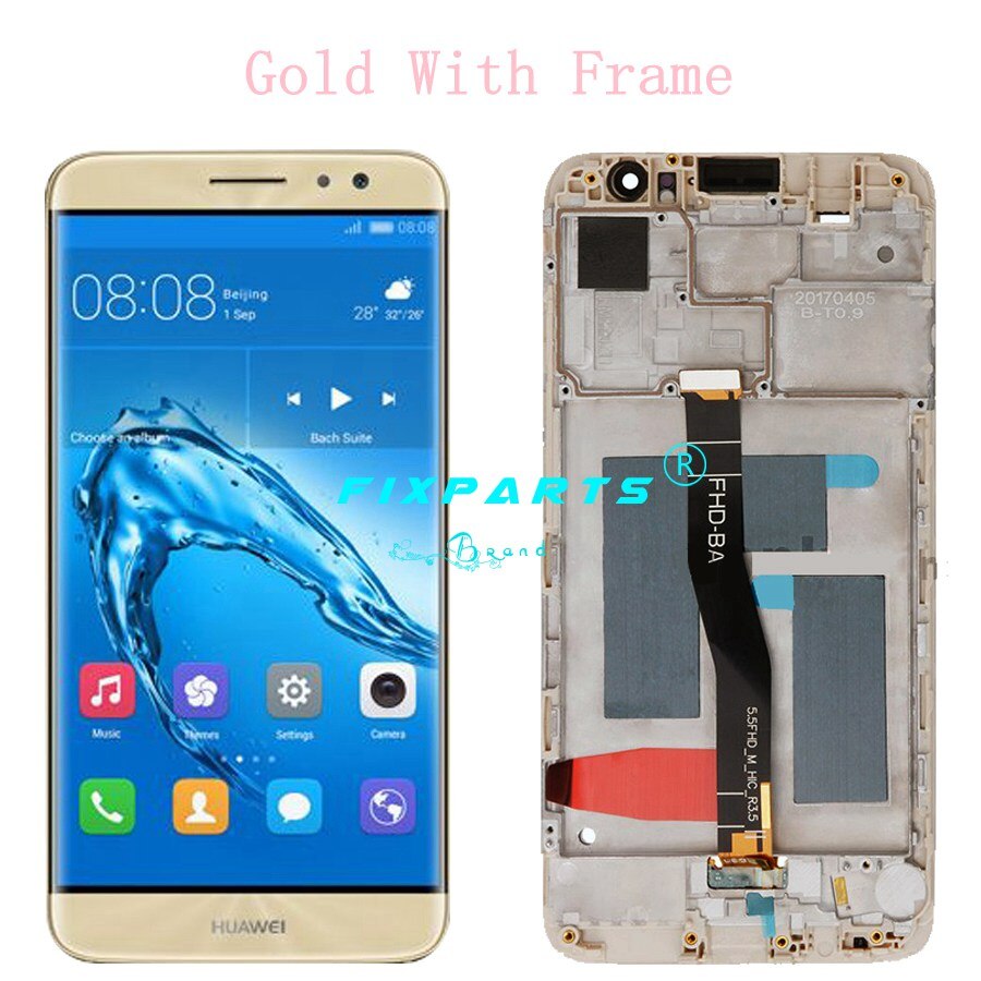 Original LCD for Huawei Nova Plus LCD Display Touch Screen Digitizer MLA L01 L11 L02 L03 L12 For Huawei Nova Plus LCD With Frame