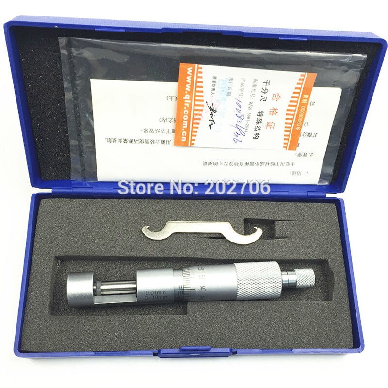 0-10mm Wire Micrometer Graduations 0.01mm