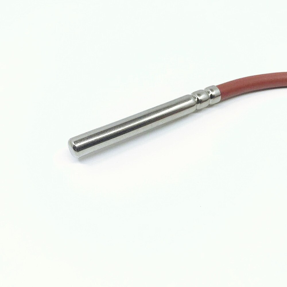 waterproof pt100 temperature sensor three wire platinum thermal resistance silicone wire shield cable