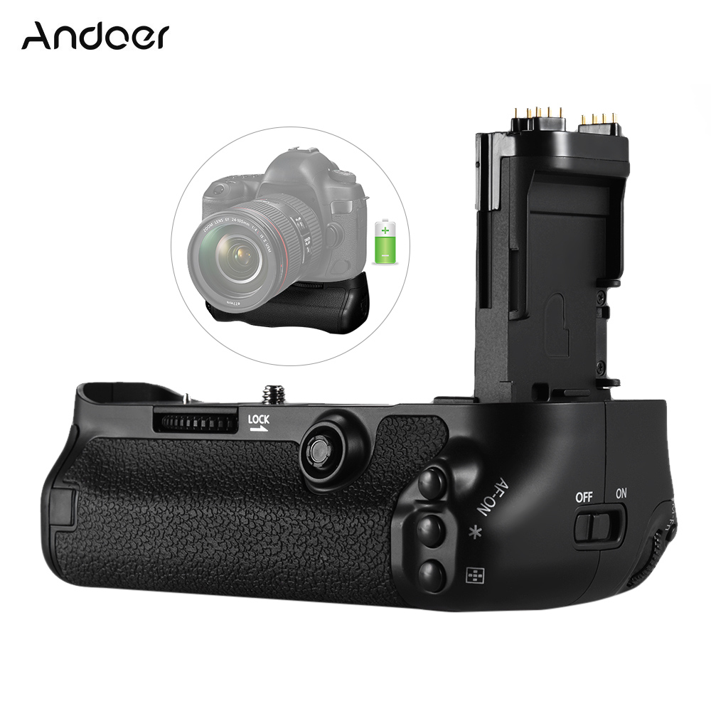 Andoer Battery Grip Holder BG-1W Vertical Battery Grip Holder Replacement for BG-E20 for Canon EOS 5D Mark IV DSLR Camera