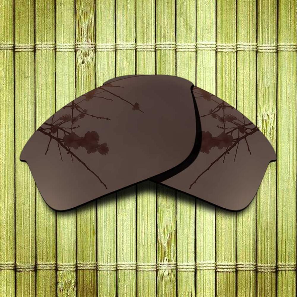 Polarized Replacement Lense For-Oakley Bottle Rocket Sunglasses Frame True Color Mirrored Coating - Options: Brown