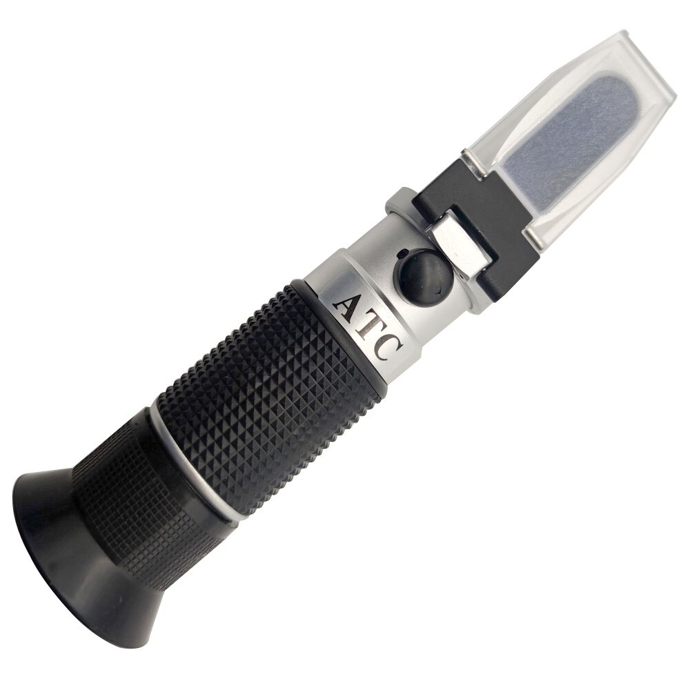 RHB-90ATC Wide-range 0-90% Brix Refractometer with Plastic Retail Box and Trackable Service