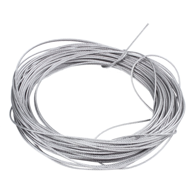1.5mm Dia 25M Length Stainless Steel Wire Rope Cable for Hoisting