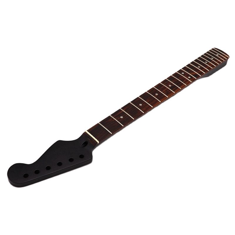 6 string ST Canada maple wood black color 22 frets matte finish electric guitar neck