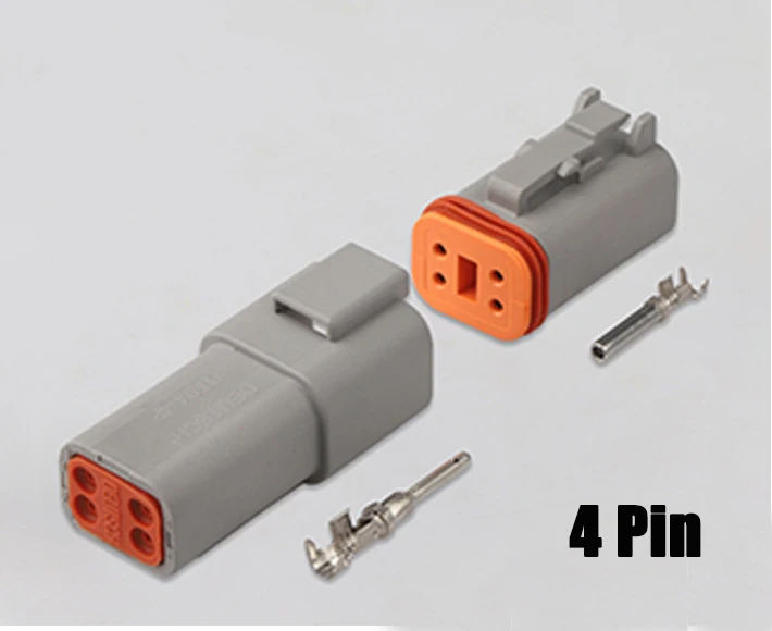 1/5set Deutsch DT Connettore 2/3/4/6/8/12 Pin Elettrico Impermeabile Femmina e Maschio Connettore Spina per Auto Motore: Lavanda / Sotto i 5 pezzi