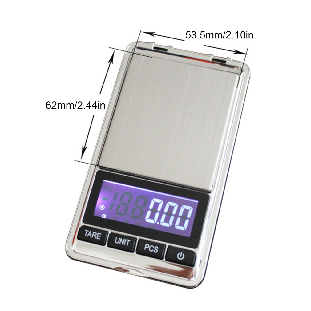 portable precision electronic balance pocket LCD Digital jewelry scale Weight Balance kitchen gram scales