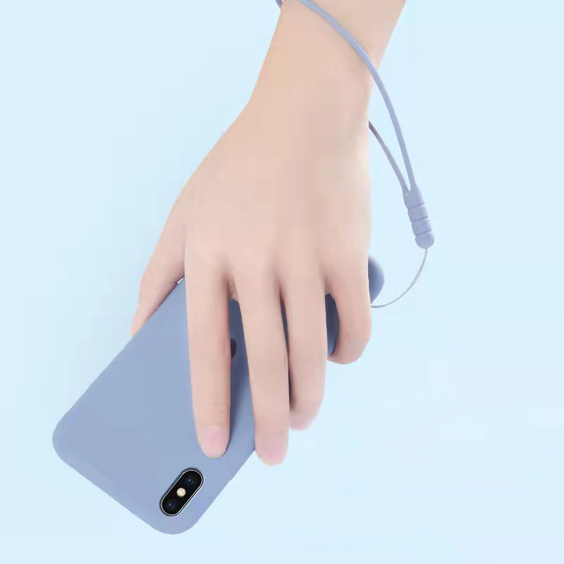 Smycz silikonowa do telefonu iPhone Xiaomi Huawai vivo telefon paski na nadgarstek brelok pasek na aparat ID karty siłownia USB wiszące liny