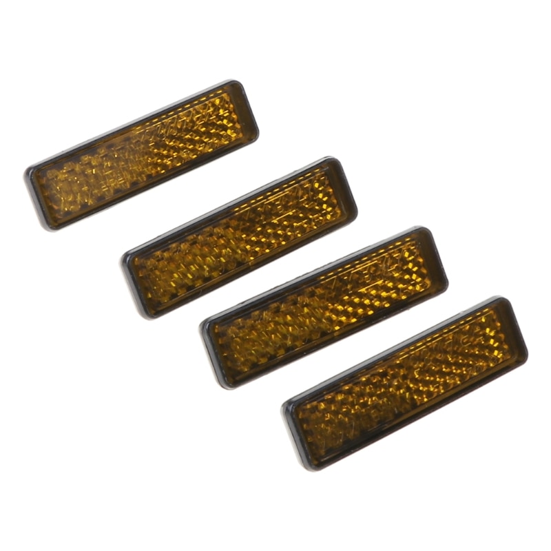 4 stk / sett sykkelpedalreflektor sikkerhet natt sykling reflekterende sykkel tilbehør