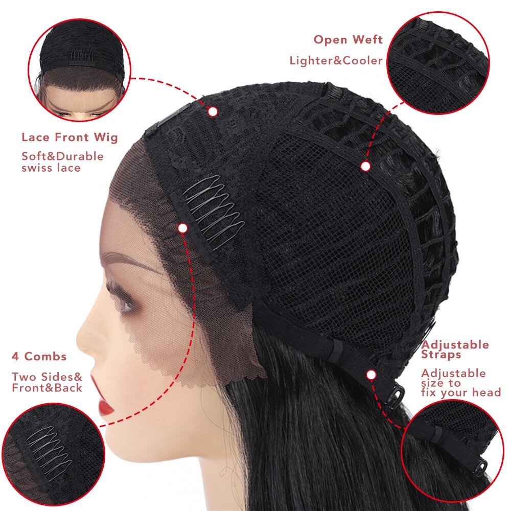 X-tress syntetisk blonde front paryk kort bob bølget paryk til kvinder mørke rødder ombre lyserød farve varmebestandig fiber hår 10 tommer