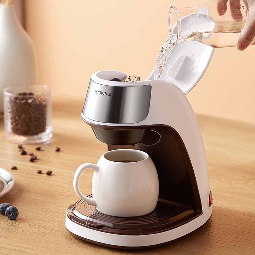 Home Office Special American Coffee Machine Automatic Dripping Coffee Maker Brew Tea Coffee Powder Free Ceramic Coffee Machine