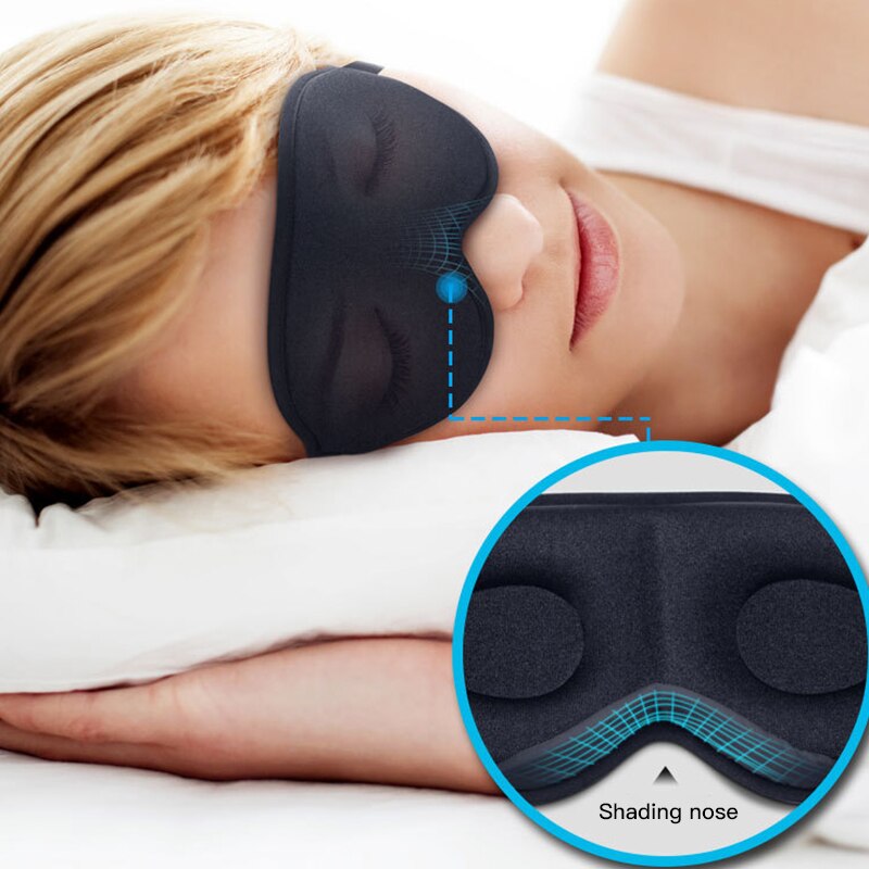 Sle Mask 3D Sleep Mask Eyeshade Blockout Light Eyepatch Sle... – Grandado