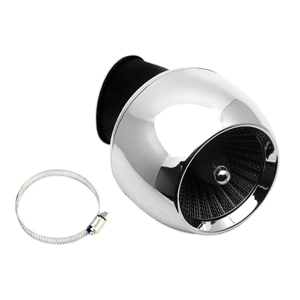 24mm-48mm vinklet hi flow motorcykel luftfilter indsugningsfilter vaskbar genanvendelig til yamaha til honda bobber chopper cruiser