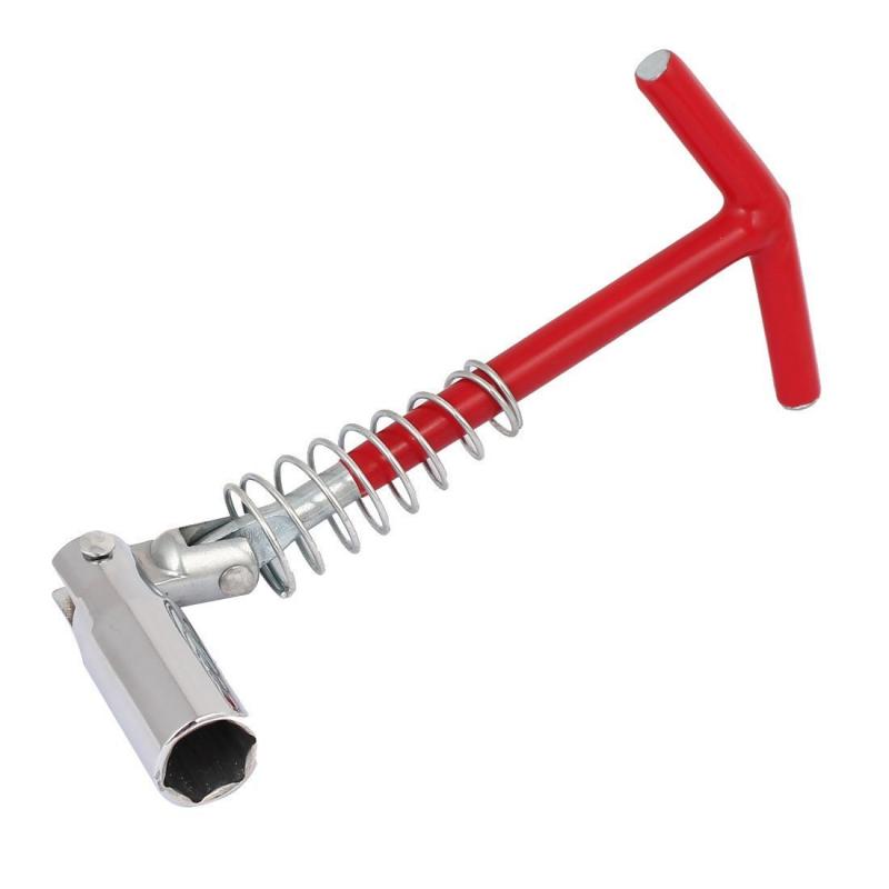 T-Handle Durable Joint Spark Plug Socket Wrench 16mm Remover Installer Tool Home Hand Tool Portable Spanner