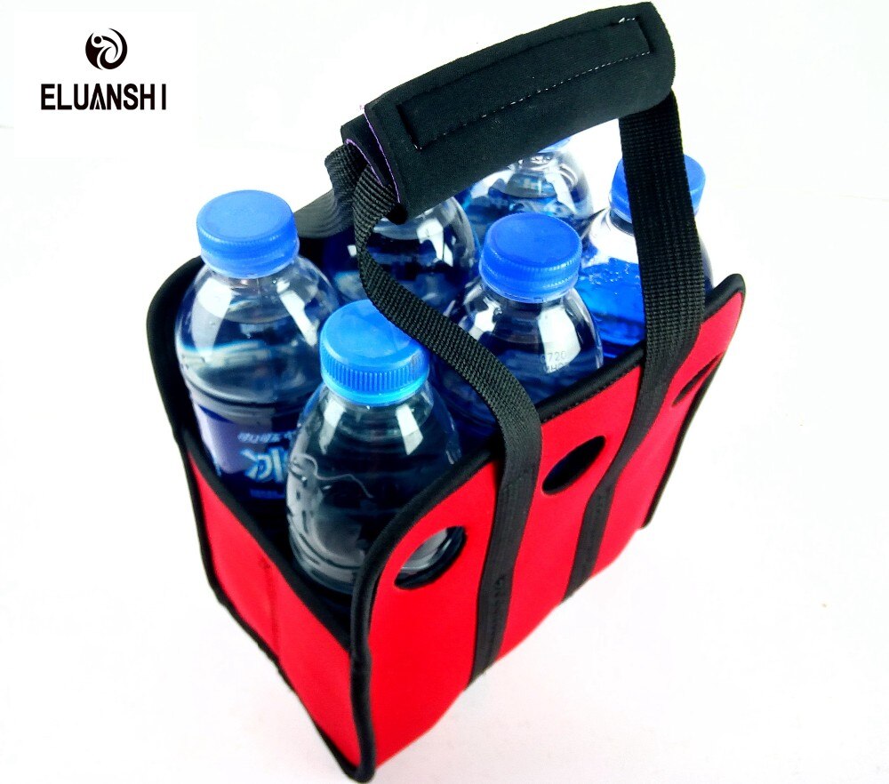 Neopren 6 können Kühler Bahre Rucksack picknick korb tasche einstellen Wein Kasten Kältemaschinen Gefrorene hochzeit Flasche PP draussen geschirr Bar mittagessen: verrotten