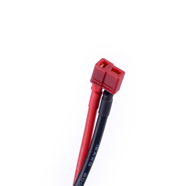Enchufe macho hembra T XT60, conector con cable de silicona de 100mm 14AWG iMax b6, accesorio para carga de batería Lipo/ni-cd RC: 1Pcs T-Plug Female