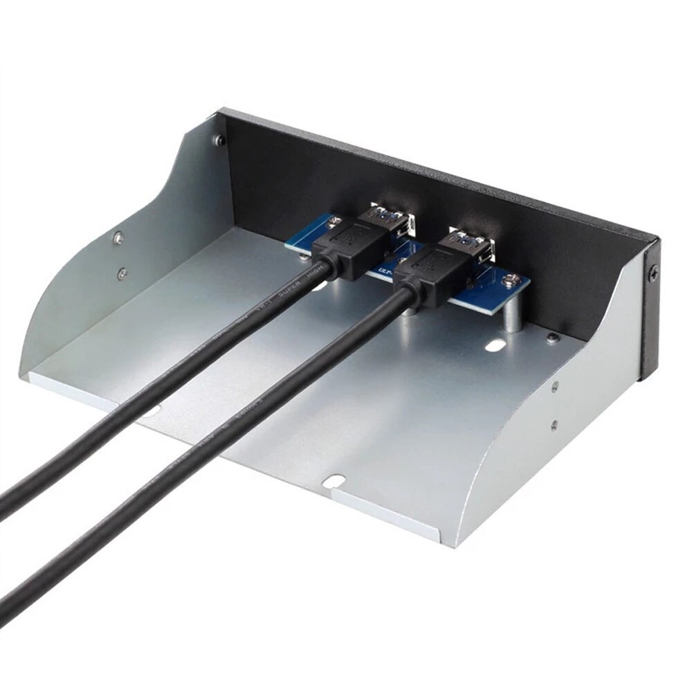 MOWU 2 Port USB 3.0 5.25 inch Custom Computer Case CD ROM Drive Bay Front Panel