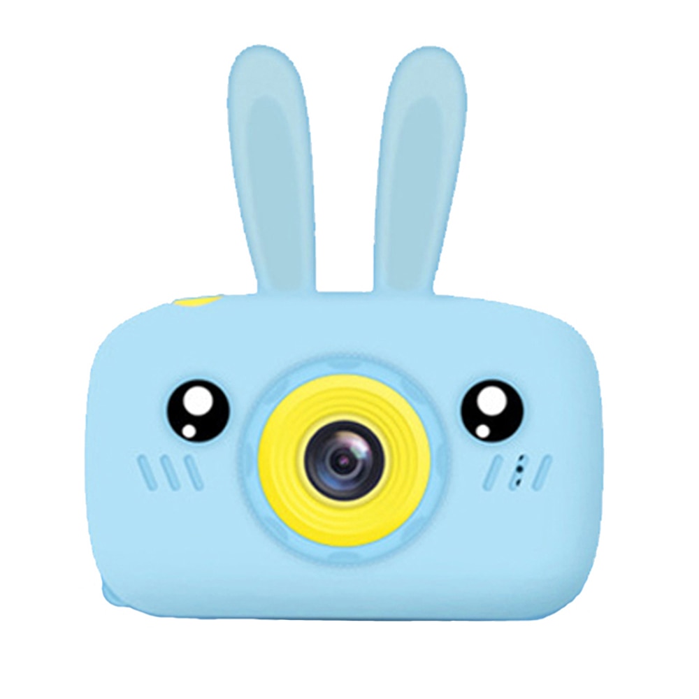 Kinderen Mini Camera Full Hd 1080P Draagbare Digitale Video Foto Camera 2 Inch Eye-Bescherming Scherm Game studie Camera: blue