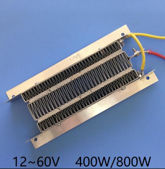 Ptc keramisk varmeplade elektriske varmelegemer dele 12v 400w bil termostatisk varmeelement 150 x 68 x 18mm