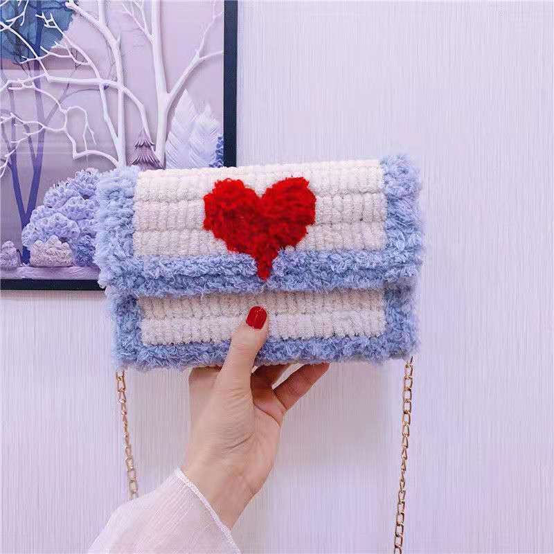 Bolsos creativos para manualidades, materiales de tejido artesanal, bolsa tejida a mano, gancho de pestillo práctico, accesorios de fabricación de bolsas de tela de malla, hecho a mano: BeigeGray