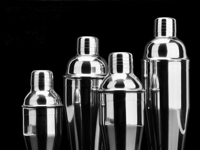 1PC Stainless Steel Martini Cocktail Shaker Wine Shaker Mixer Bar Tools Barware Bartender Tools OK 0430