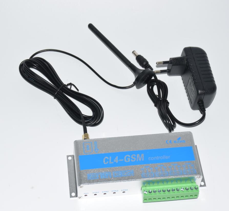 4 Output Gsm Relay Switch Call Sms Remote Control Light, Curtains, Garage Door,Water Pump and Intelligent Home CL4-GSM unit