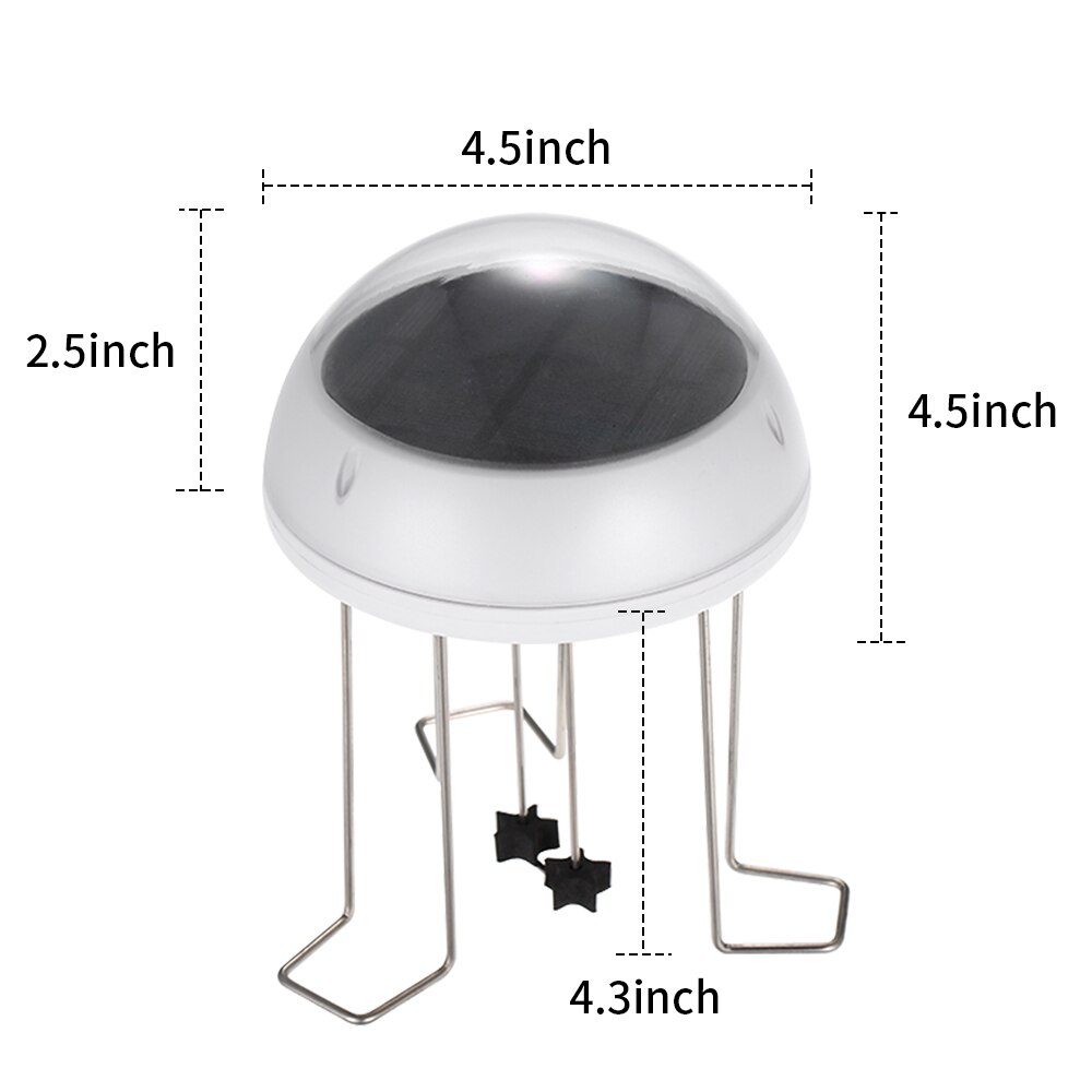 Agitateur solaire pour bain d&#39;oiseaux, 5V, avec batterie de secours, fournitures de jardin
