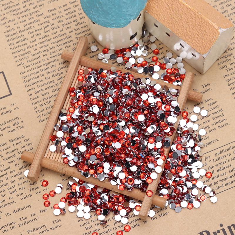 30g 4mm Funkelnden Acryl Edelstein Flache Rückseite Kristall Strass für DIY Nagel Kunst Auto Bretter Brautkleider Kleider