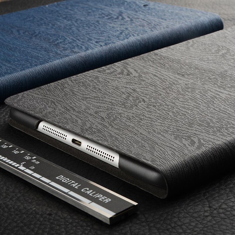 Pour iPad Air 2 Air 1 étui iPad 9.7 pouces simplicité PU cuir couverture intelligente étui Folio housse de réveil automatique