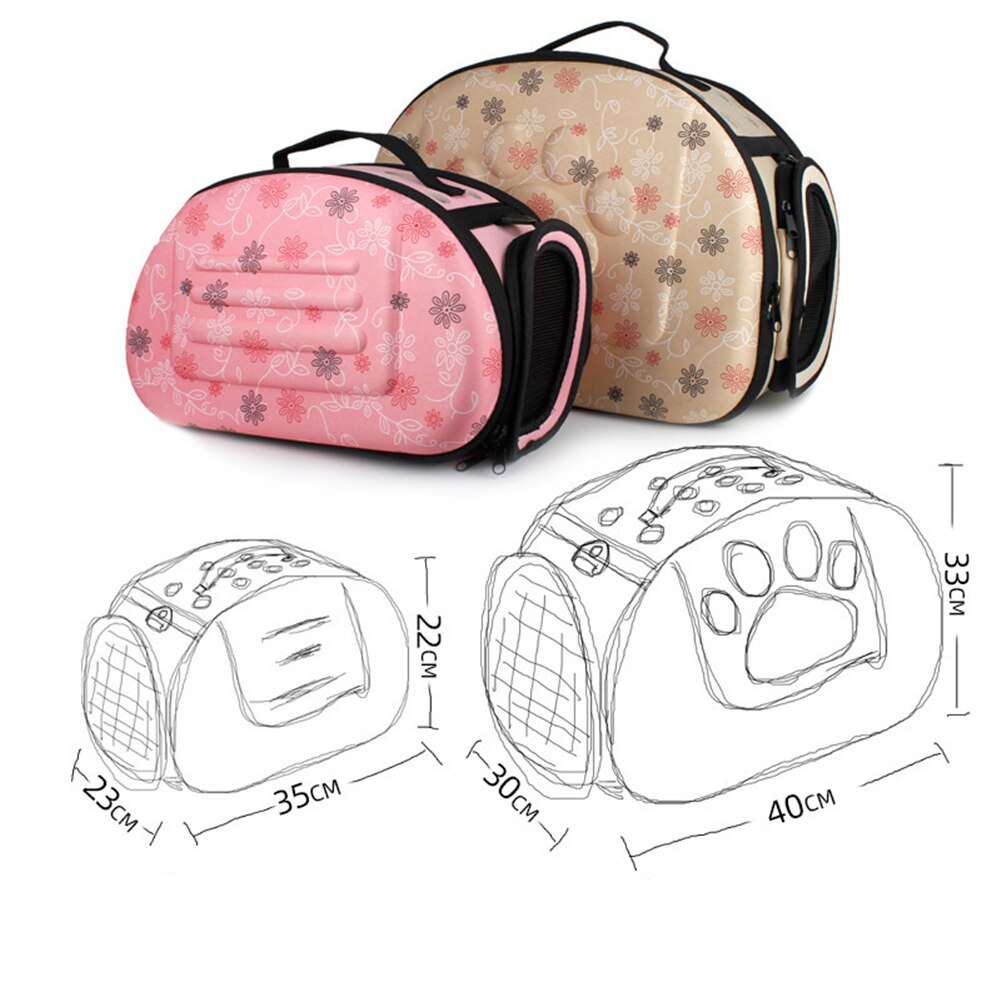 Space Cat Bag Travel Outdoor Pet Handbag Puppy Portable Carrier Bag Kitten Mesh Sling Shoulder Cage Foldable Dog Carrying Kennel