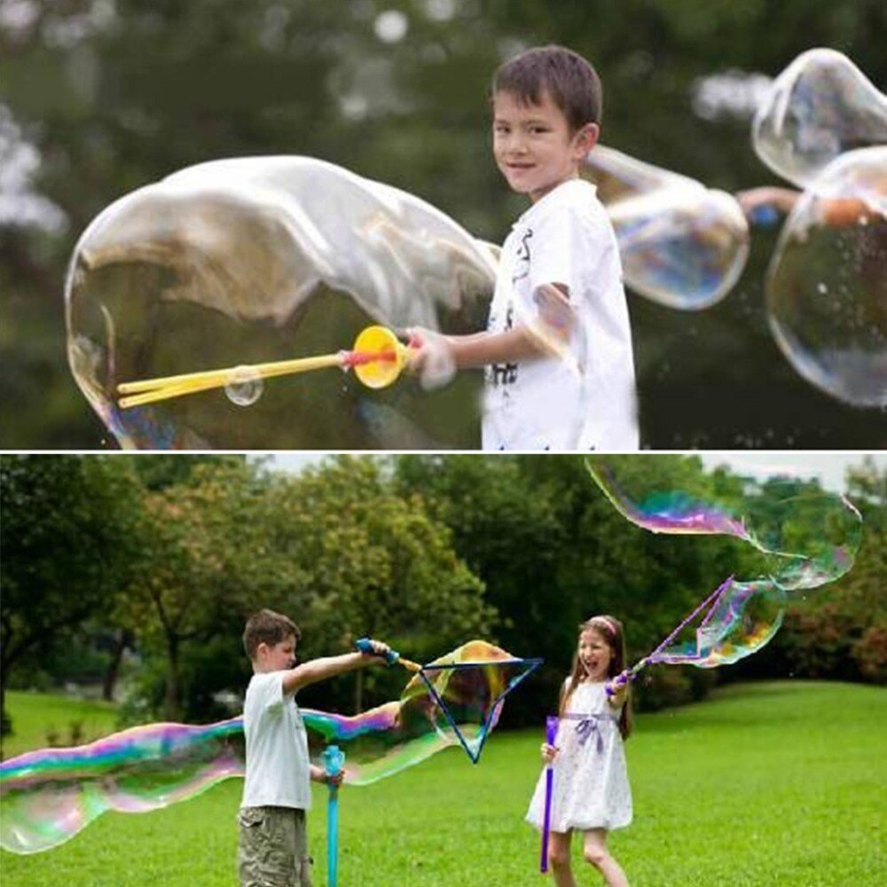 Large Bubble Western Sword Shape Bubble Sticks Kids Soap Bubble Toy Outdoor Toy