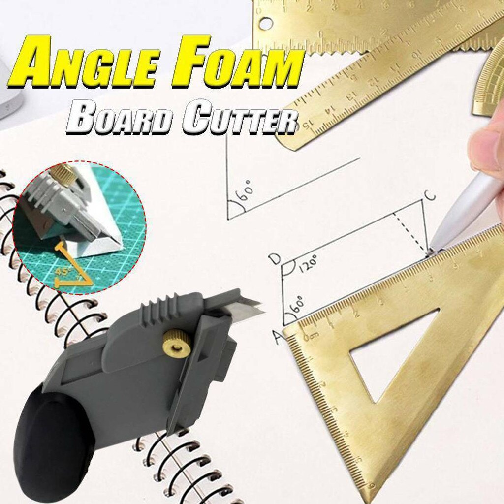 45&90 Degree Angle Easy Mat Cuttercard Foam Mat Board Cutting Angle Foam Board Cutter Foam And Mat Board Cutter Diy Tool#0727LJC