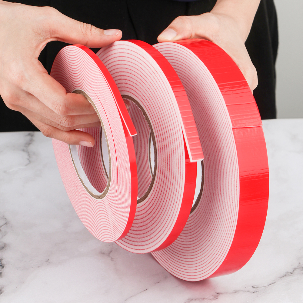 Rollo de espuma adhesiva de doble cara de 131 pies, cinta de espuma 3D Stciky para tarjetas Shaker, fotos, cartulina, página de planificador, decoración del hogar, fabricación de tarjetas