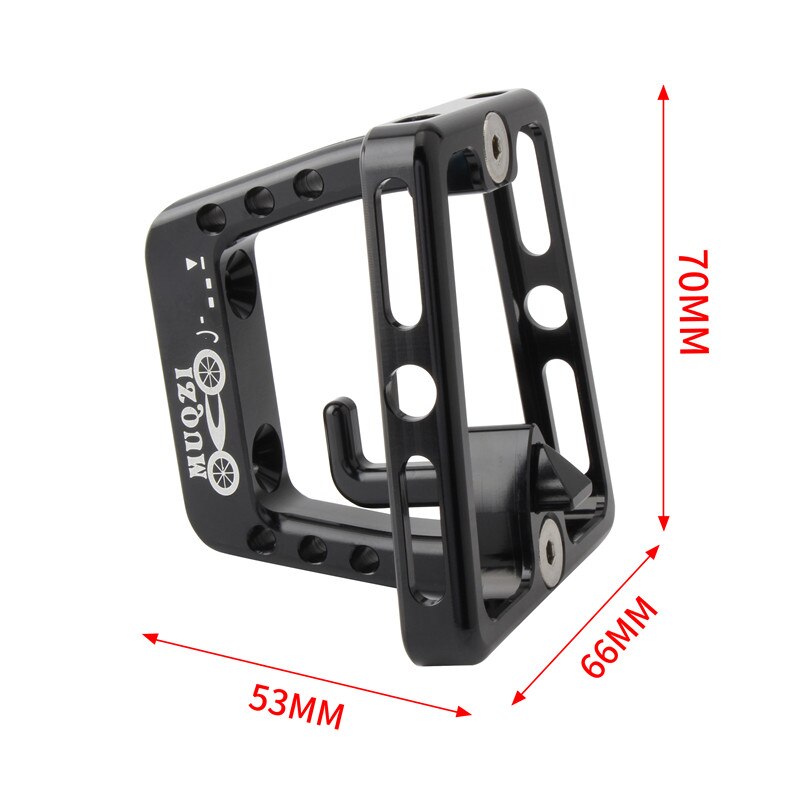 Aluminum Alloy Bicycle Front Carrier Block Bag Bracket Holder for Brompton Folding Cycling Front Carrier Block Bike Accessories
