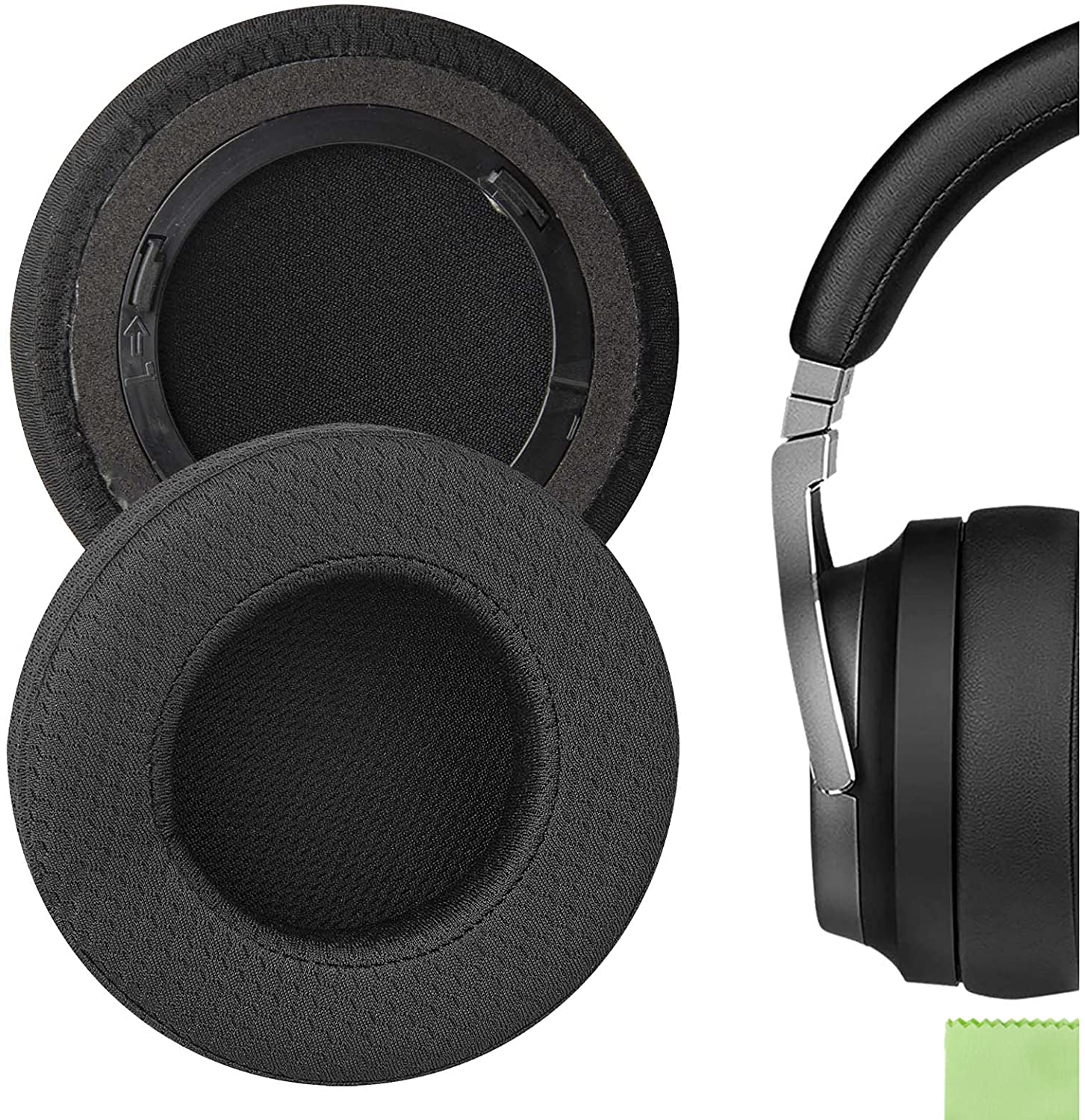 Comfort Mesh Fabric Replacement Ear Pads for Corsair Virtuoso RGB Wireless SE Headphones Ear Cushions, Headset Earpads, Ear Cup