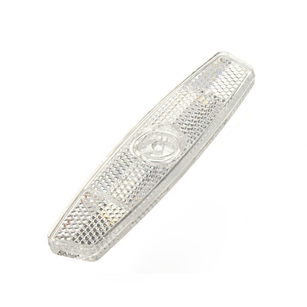 Bike bicycle wheel spoke reflectors Reflective safe Mountain Road / White / 1 pcs