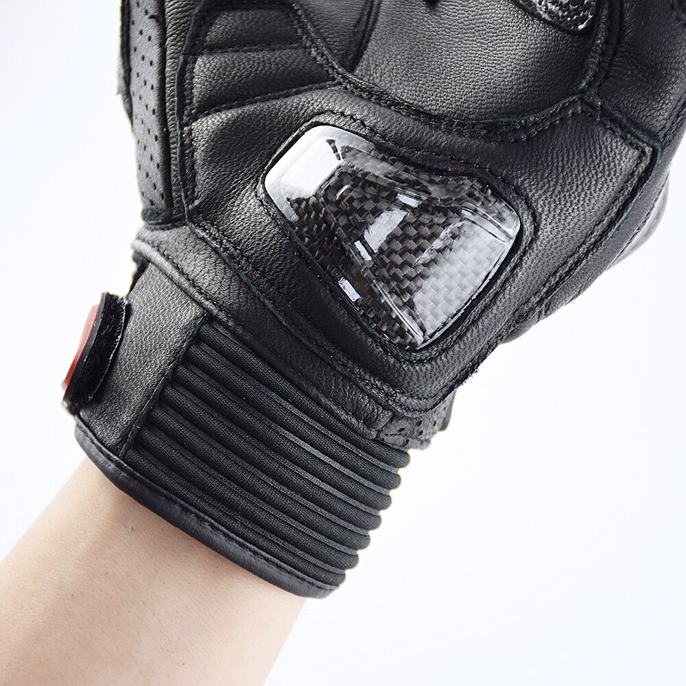 Berik – gants de Moto en cuir pour hommes, pour écran tactile, pour vélo électrique, pour cyclisme, pour Motocross, pour l'été
