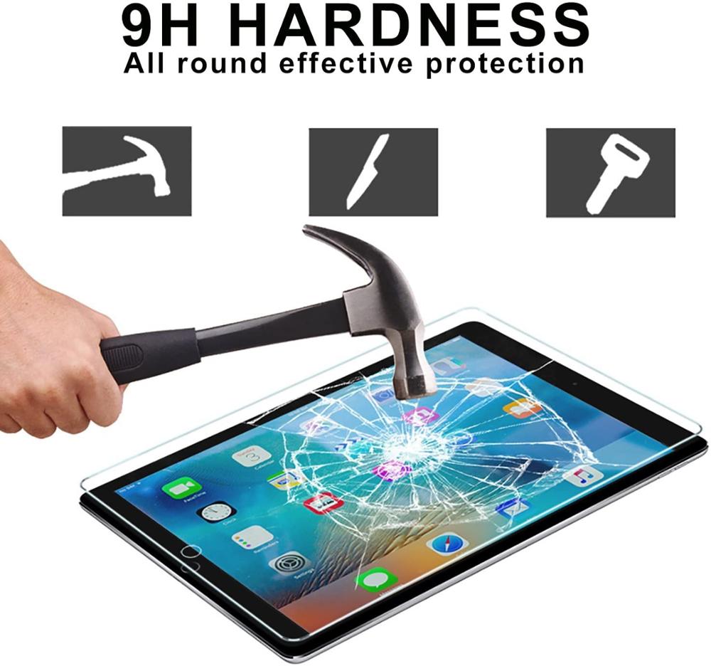 For Apple iPad 2 3 4 5 6 7 8/AIR 1 2 3 4/Mini 1 2 3 4 5 7.9" /Pro 9.7"/Pro 10.5“/Pro 11 -Tempered Glass Screen Protector Cover