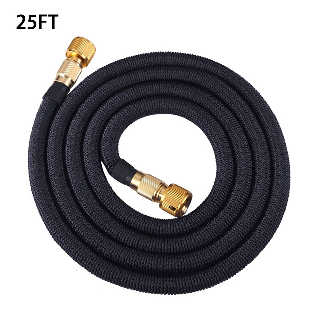 Garden Hose Water Pipe Expandable Watering Hose High Pressure Car Wash Expandable Garden Magic Hose Pipe Garden Irrigation Tools: 30m / black