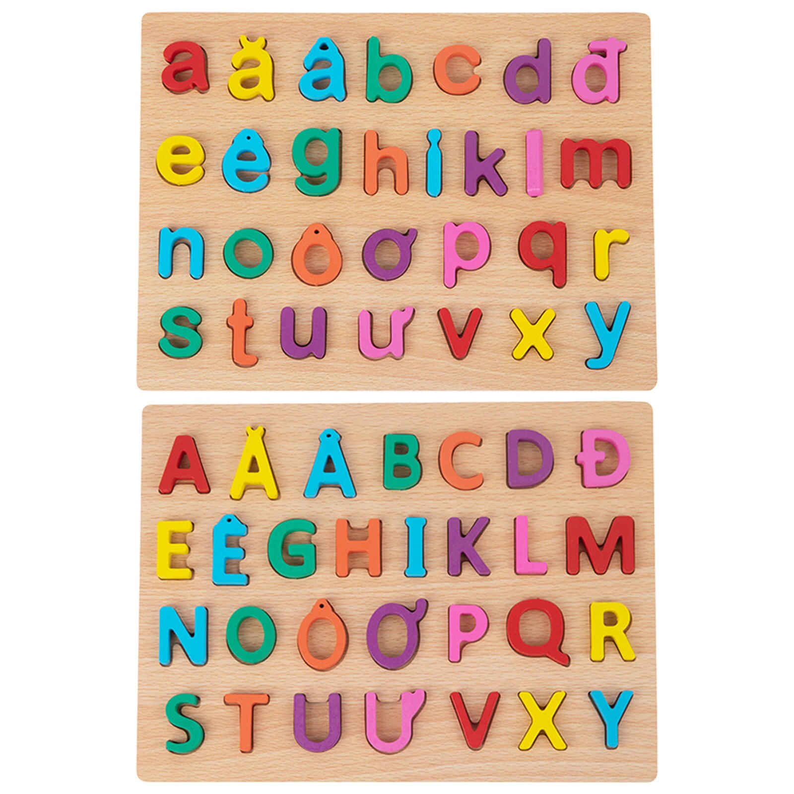 puzzle drewniane wietnamski alfabet poznawcze puzzle 3D zabawki edukacyjne zabawka ruchowa dla domu impreza przedszkole wiek 4-6 chłopców dziewcząt zabawki