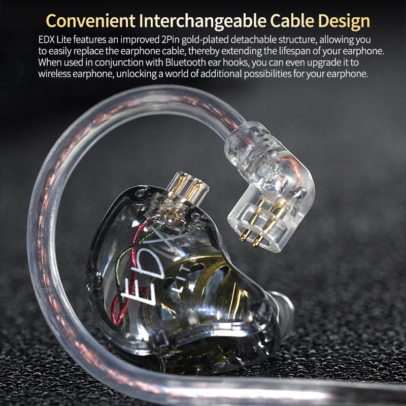 KZ EDX Lite auriculares con cable HiFi auriculares intrauditivos auriculares música correr bajo juego deporte auriculares de Metal con micrófono