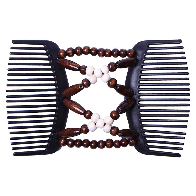 Neue Jahrgang Elastische Haarnadel strecken Haar Kamm Heiße Verkäufe Perlen Haar Magie Kamm Clip Perlen Stift Damen Haar Zubehör