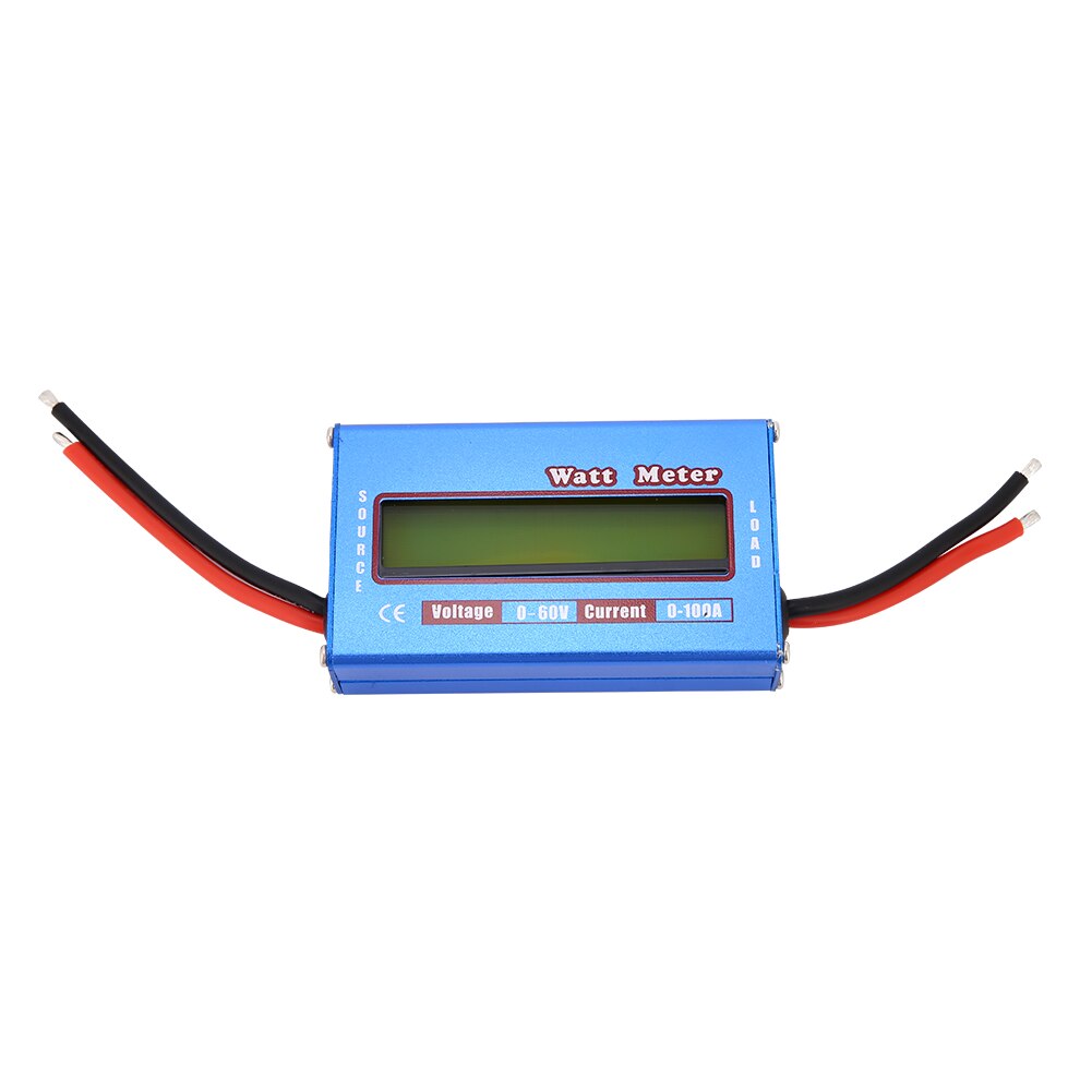 1pc/ lot rc digital wattmeter watt meter power meter checker  dc 60v 100a balance spænding batteri