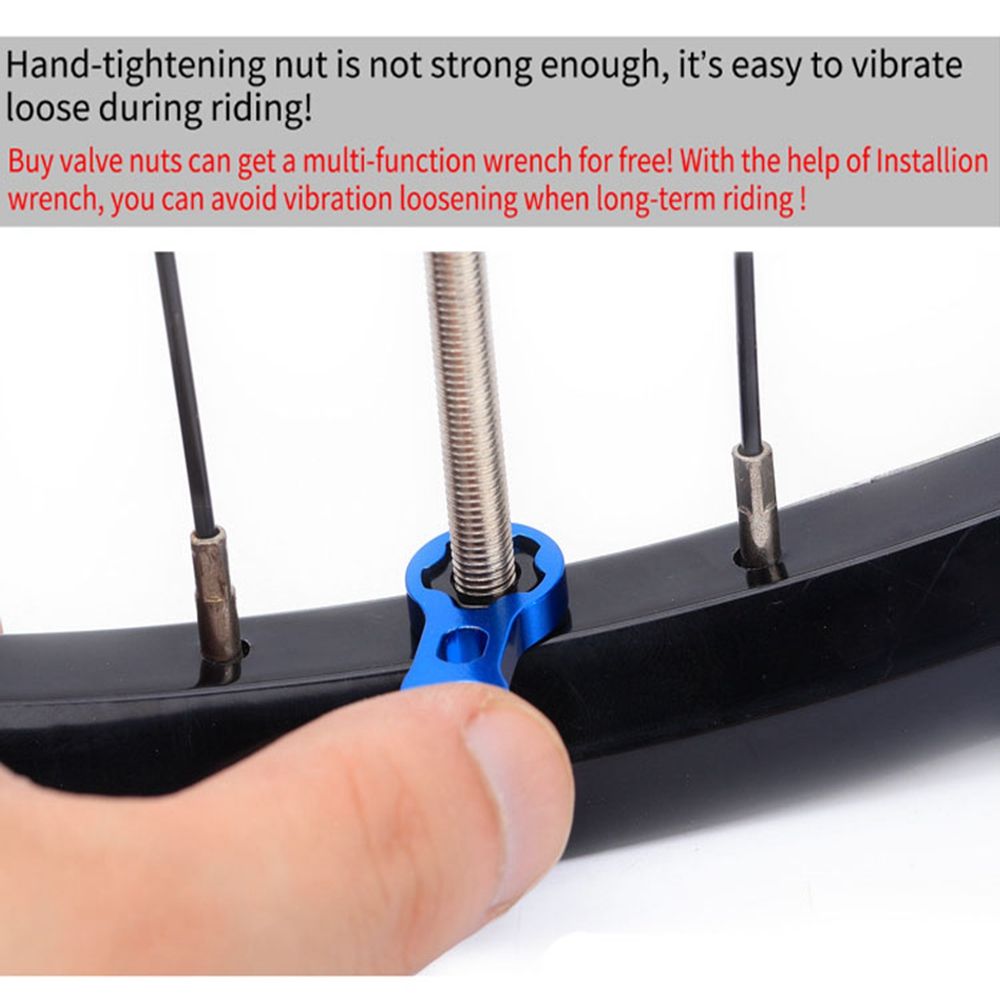 Adaptador de tuerca de conversión de válvula Schrader, válvula Presta sin cámara para bicicleta de montaña, tuerca de conversión de llanta de válvula con llave de instalación