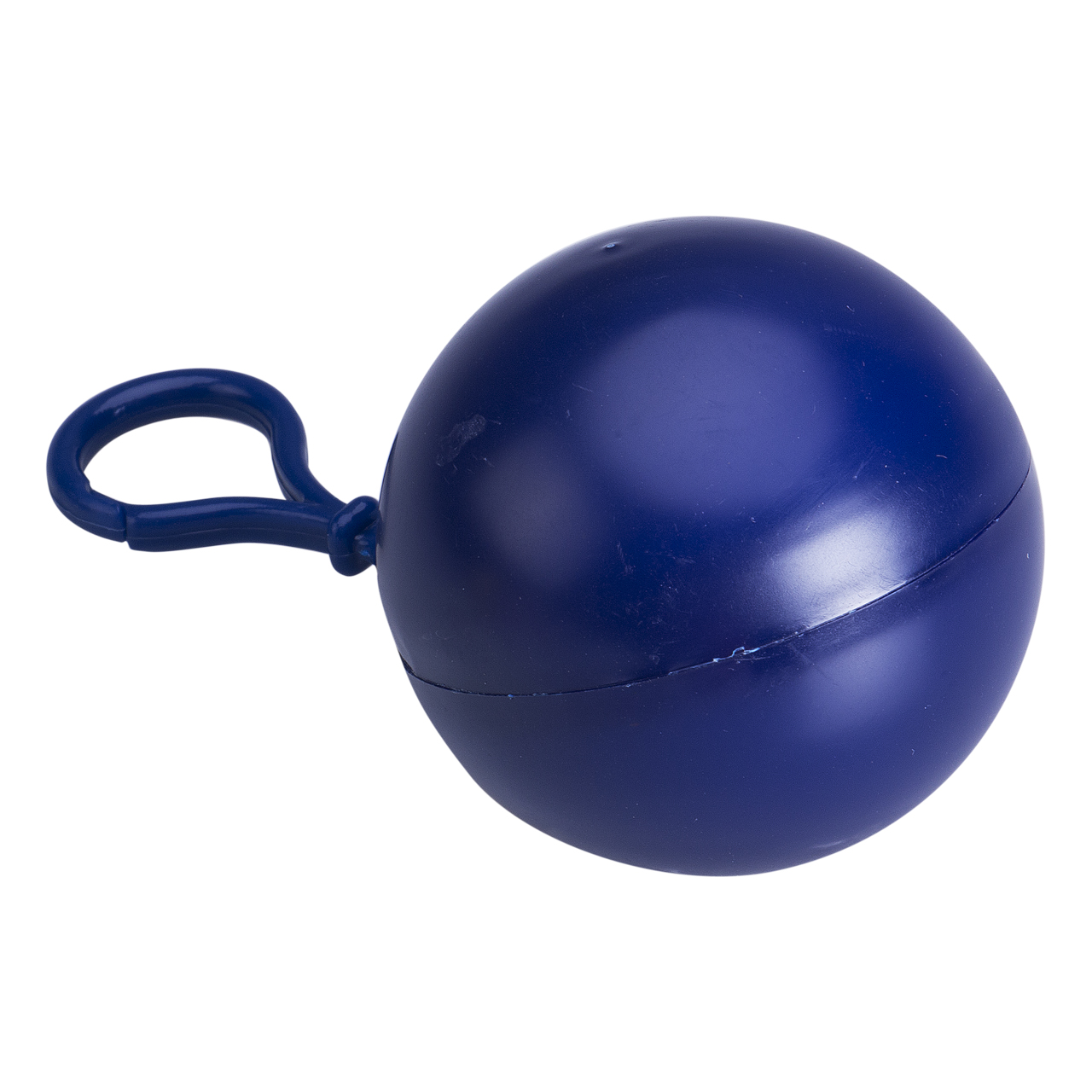 Impermeable portátil mujeres hombres al aire libre impermeable desechable Camping con capucha Ponchos plástico llavero bola lluvia cubierta Unisex: Navy